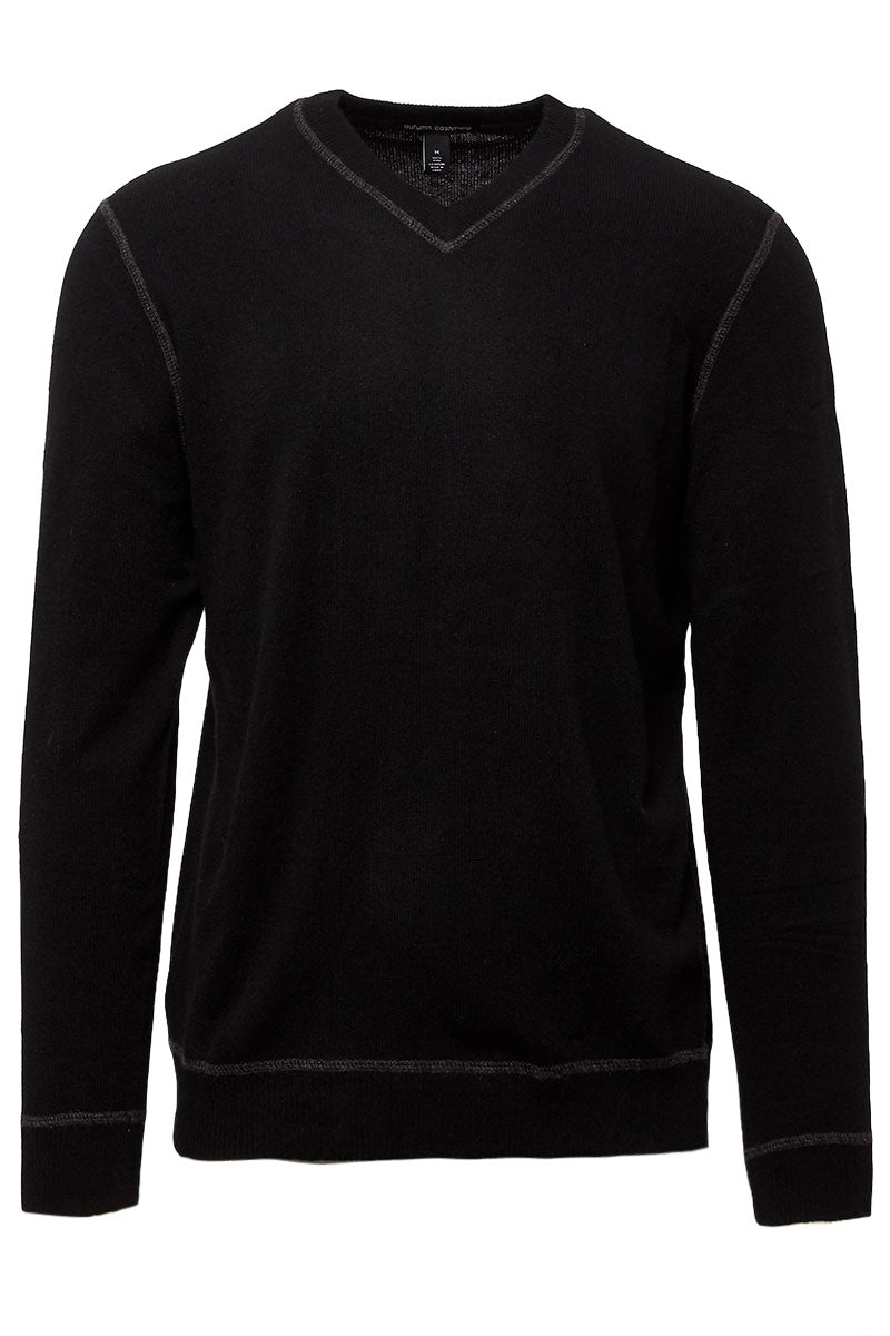 Coverstitch V-Neck-Autumn Cashmere-Boyds Philadelphia