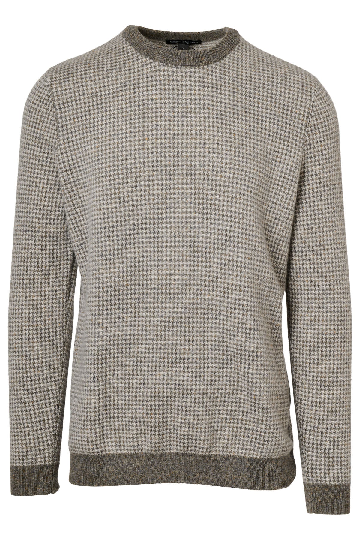 Houndstooth Crewneck Sweater-Autumn Cashmere-Boyds Philadelphia