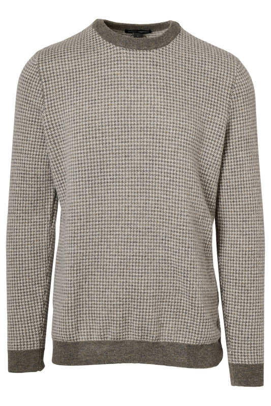 Houndstooth Crewneck Sweater-Autumn Cashmere-Boyds Philadelphia