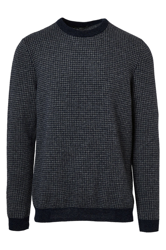 Houndstooth Crewneck Sweater-Autumn Cashmere-Boyds Philadelphia