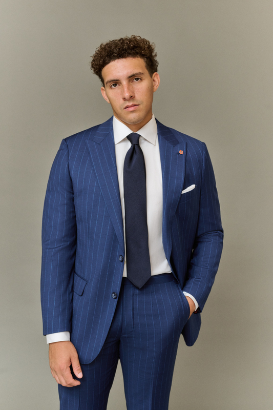 Royal Blue Pinstripe Suit-Gerald-Boyds Philadelphia
