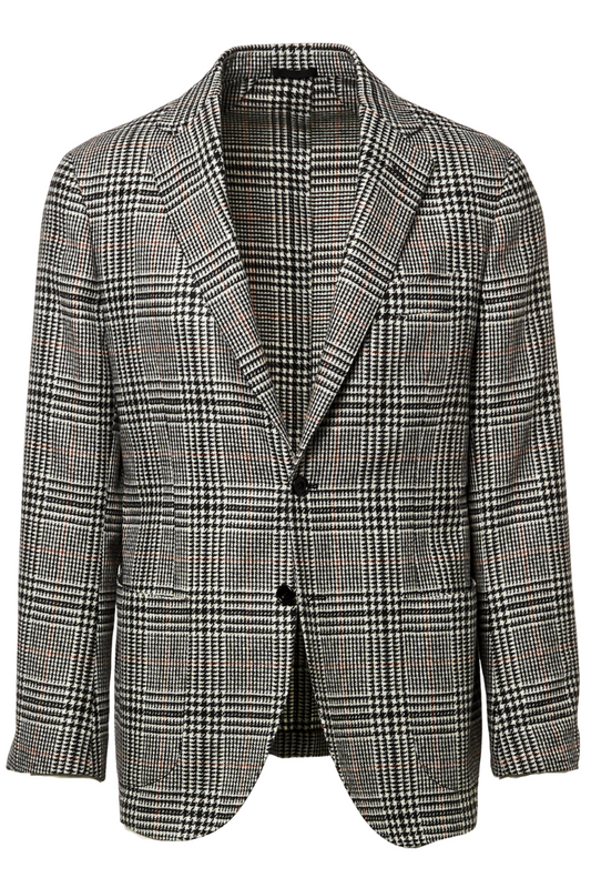 Black & White Plaid Sport Jacket-Sartorio-Boyds Philadelphia