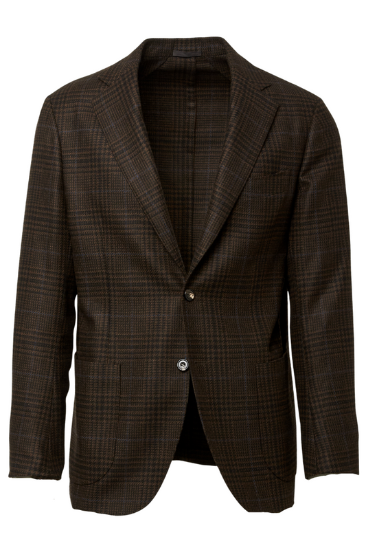 Brown Plaid Sport Jacket-Sartorio-Boyds Philadelphia