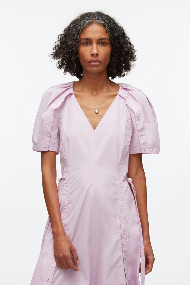 Bloom Sleeve V-Neck Dress-3.1 Phillip Lim-Boyds Philadelphia