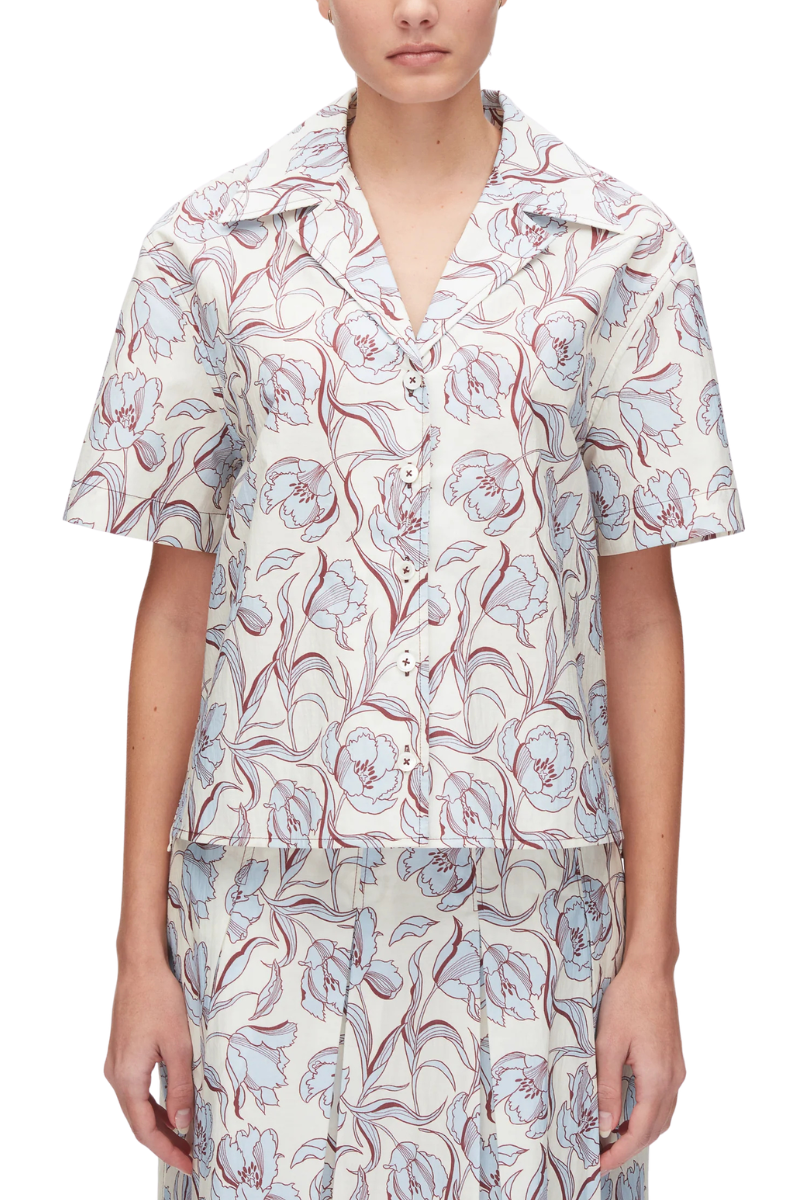 Floral Printed Camp Shirt-3.1 Phillip Lim-Boyds Philadelphia