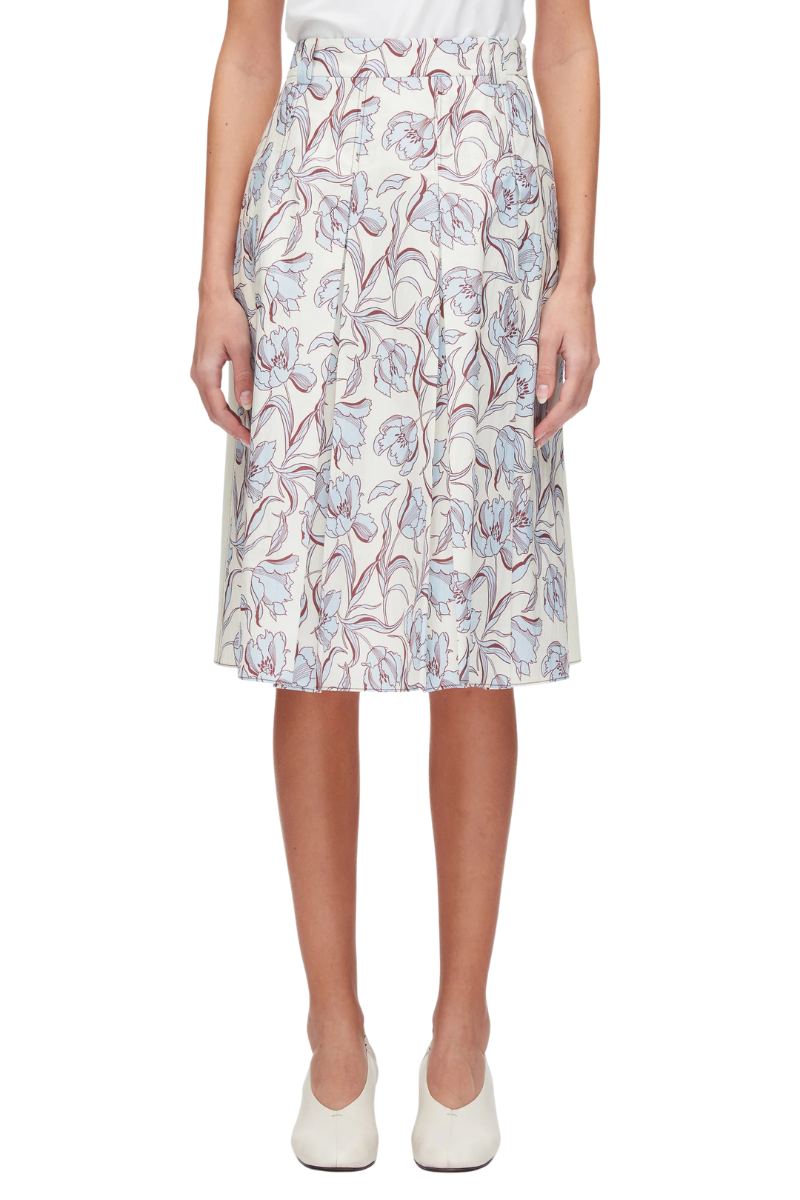 Two-Toned Pleated Skirt-3.1 Phillip Lim-Boyds Philadelphia