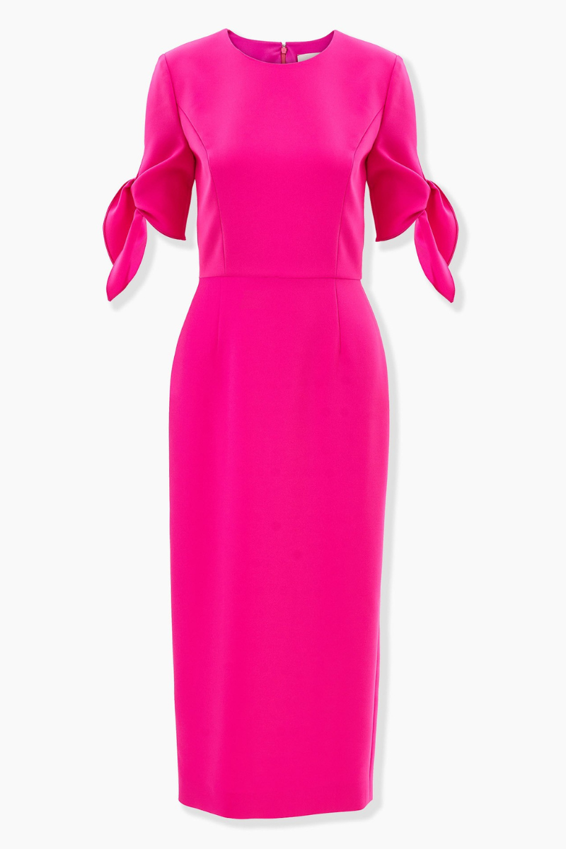 hot pink puff sleeve midi dress Buy Pink Puff Sleeve Midi Dress from Next USA