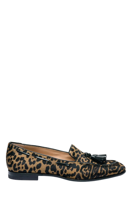 Andrea Tassle Leopard Loafer-Santoni-Boyds Philadelphia