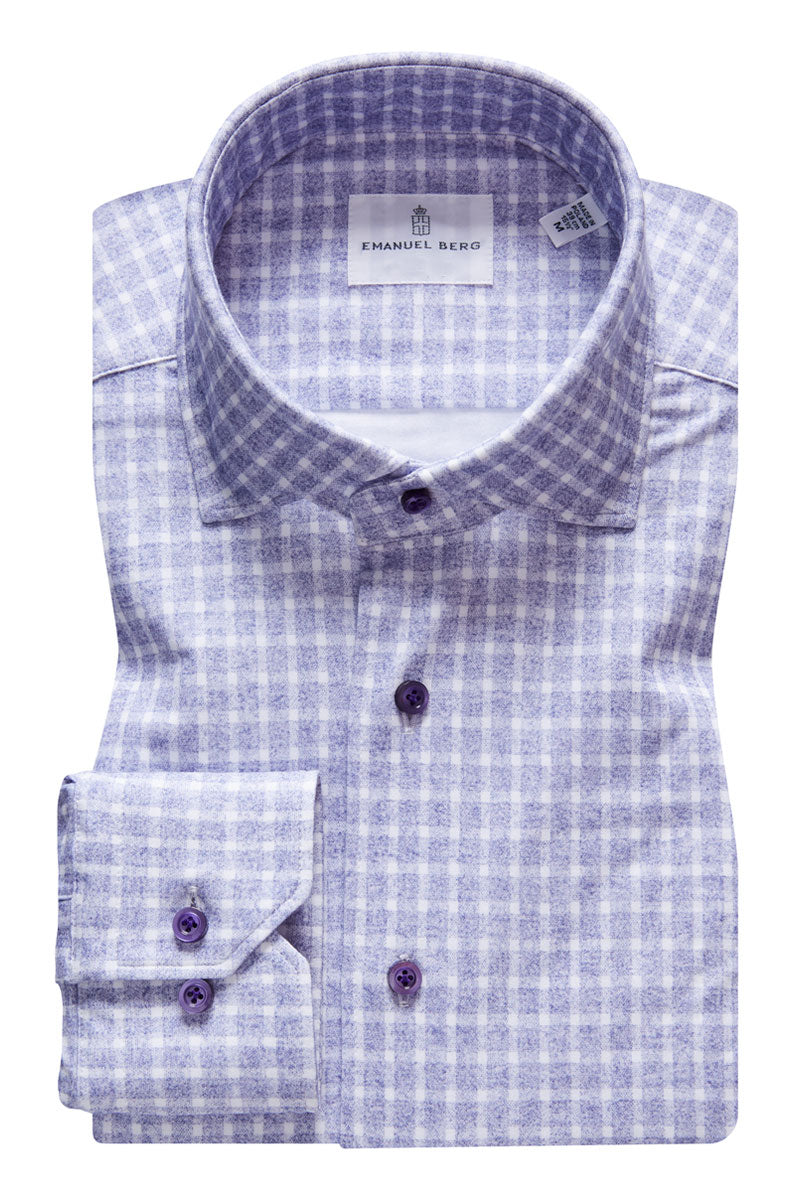 Modern 4-Flex Check Shirt-Emanuel Berg-Boyds Philadelphia