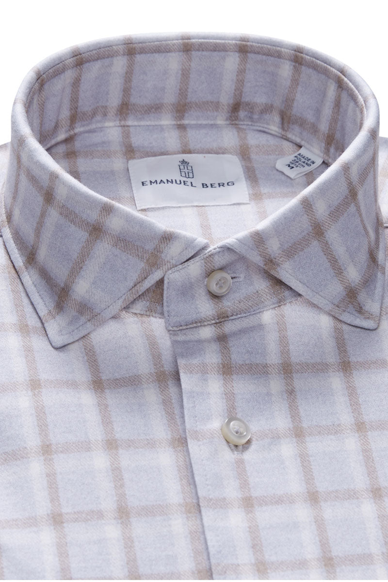 Modern 4-Flex Window Check Shirt-Emanuel Berg-Boyds Philadelphia