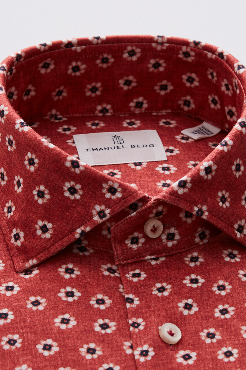 Modern 4-Flex Flower Shirt-Emanuel Berg-Boyds Philadelphia