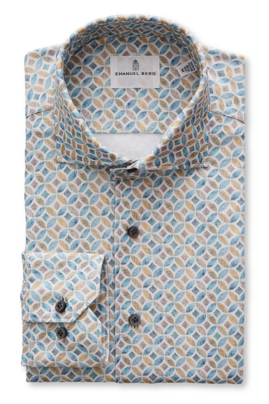 Modern 4-Flex Geo Shirt-Emanuel Berg-Boyds Philadelphia