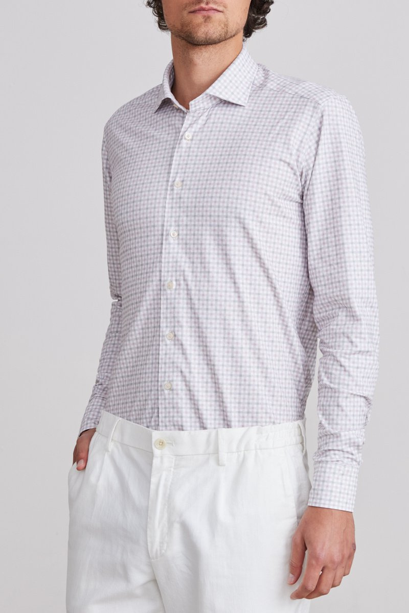 Modern 4-Flex Check Shirt-Emanuel Berg-Boyds Philadelphia