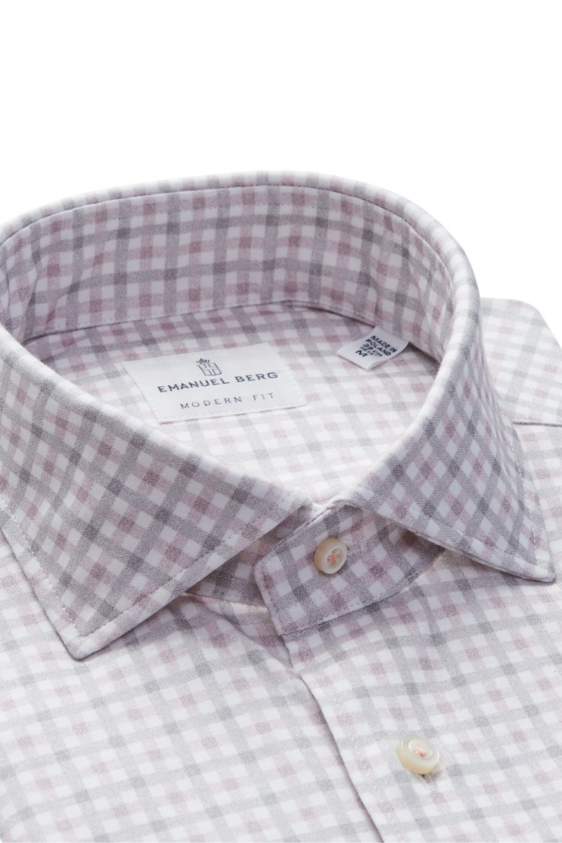 Modern 4-Flex Check Shirt-Emanuel Berg-Boyds Philadelphia