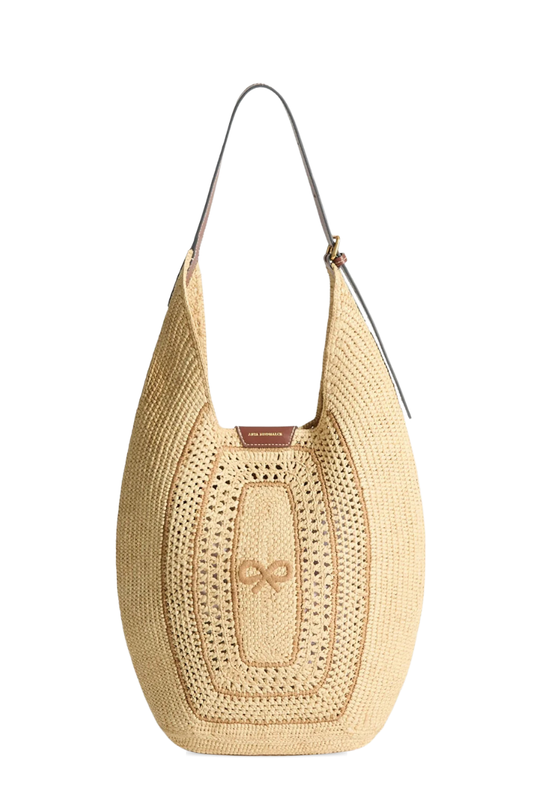 Raffia Bow Hobo Bag-Anya Hindmarch-Boyds Philadelphia