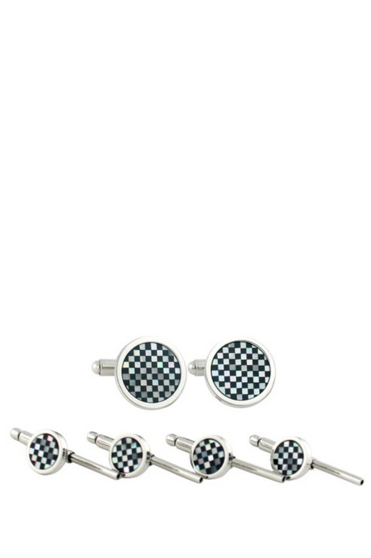 Checkerboard Stud Set-David Donahue-Boyds Philadelphia