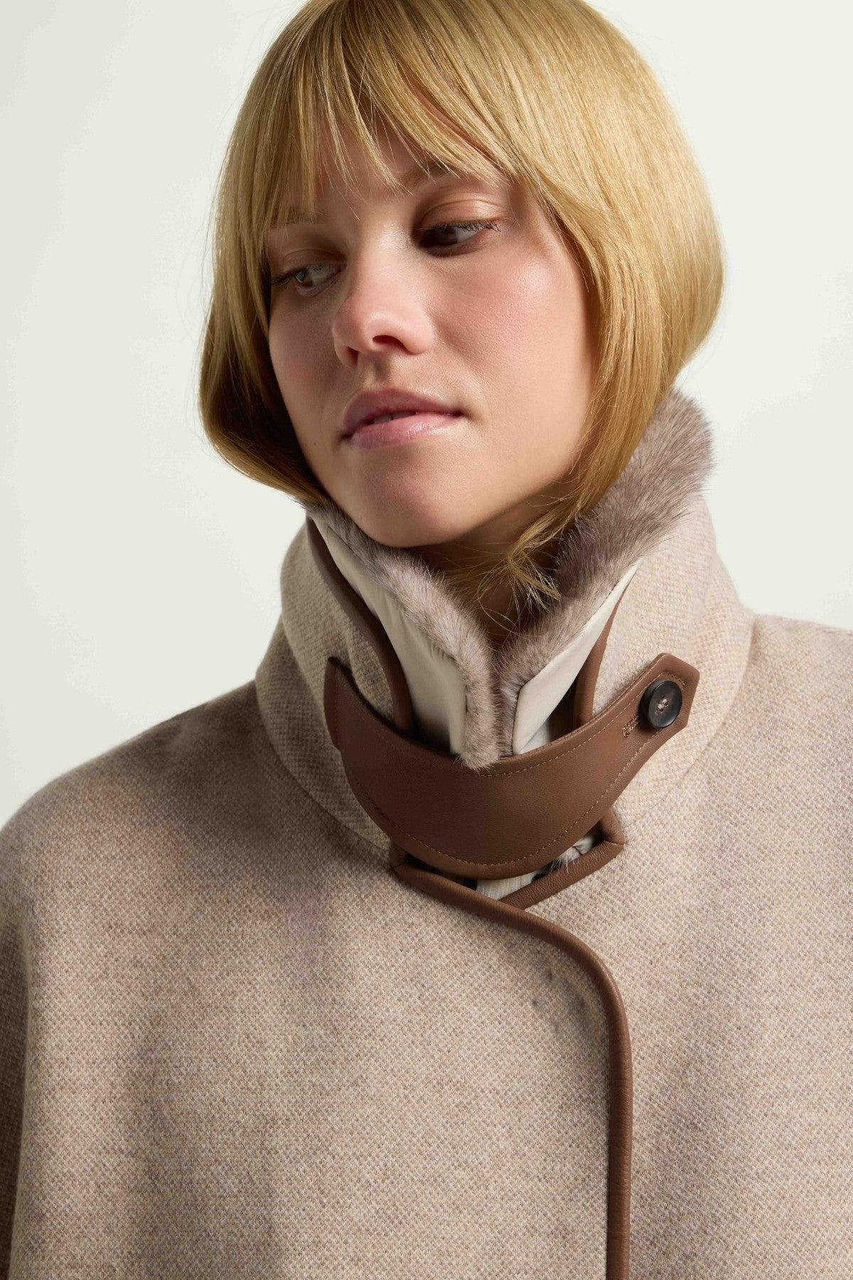 Knit Cape with Pockets-Suprema-Boyds Philadelphia