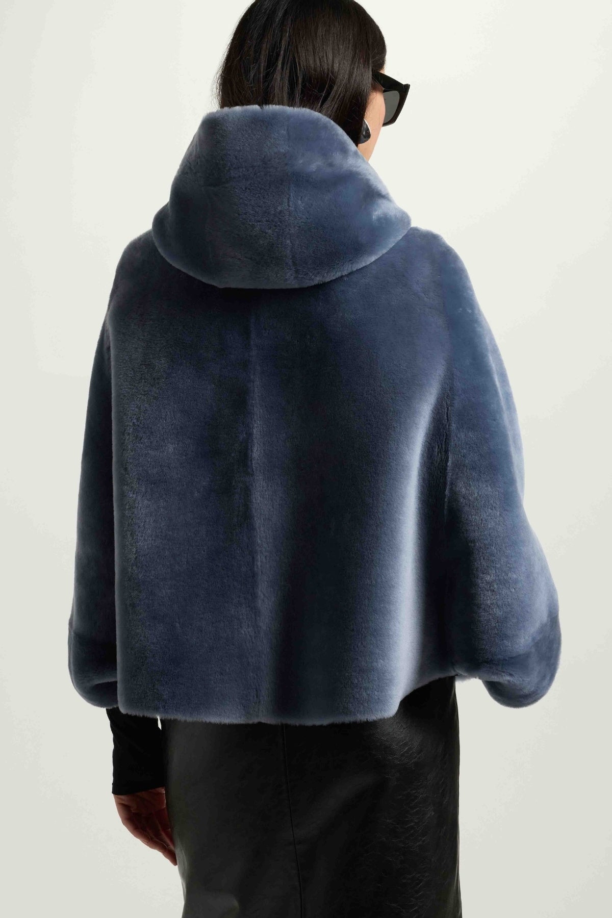 Shearling Short Hooded Coat-Suprema-Boyds Philadelphia
