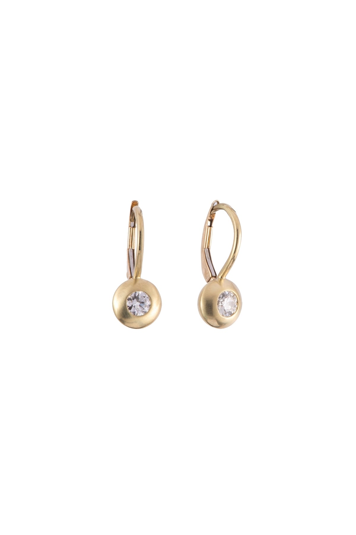 Old European Cut Diamond Earrings