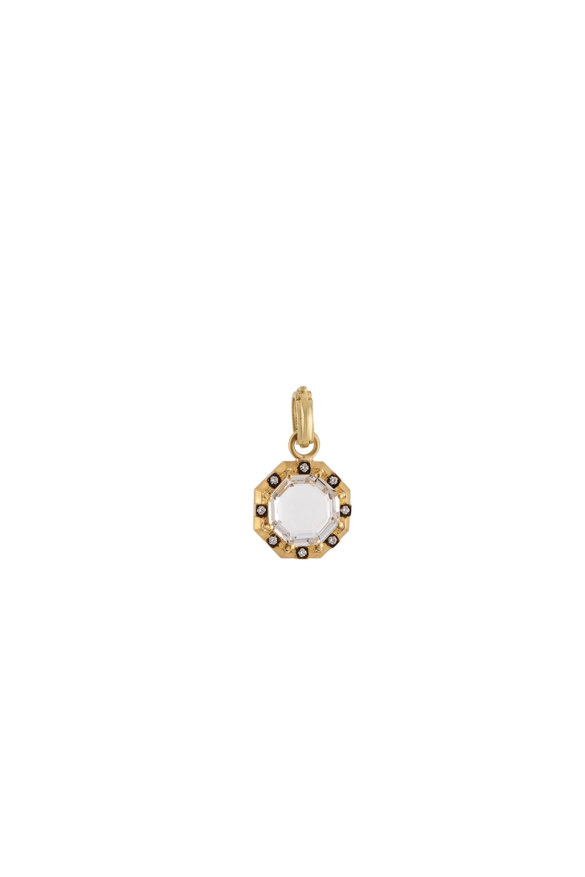 Octagonal Quartz Pendant