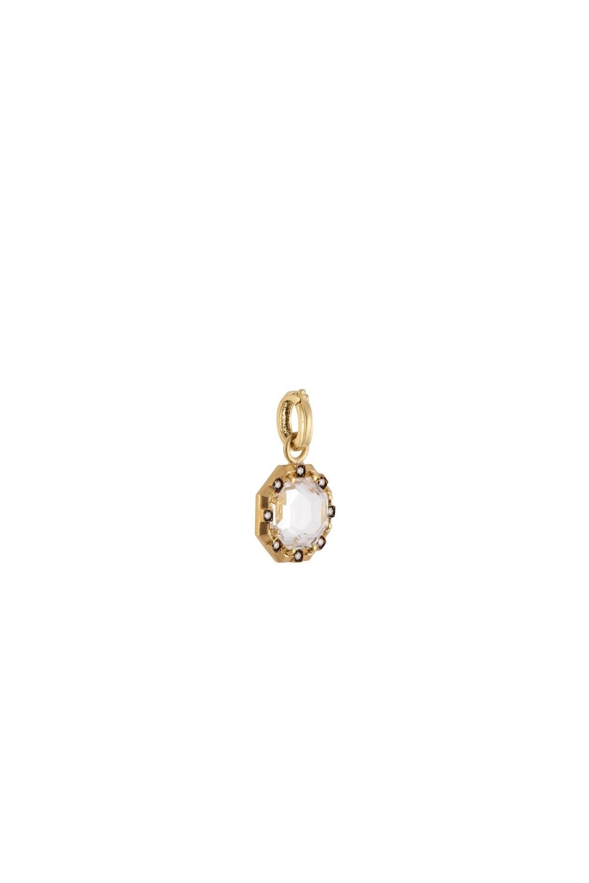Octagonal Quartz Pendant