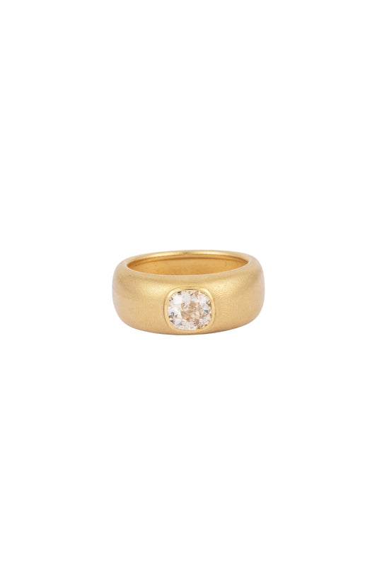 Old Euro Cut Diamond Ring-Sylva & Cie.-Boyds Philadelphia