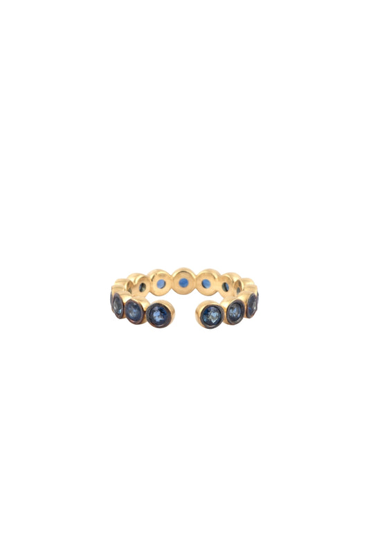 Sapphire Bubble Eternity Band-Sylva & Cie.-Boyds Philadelphia