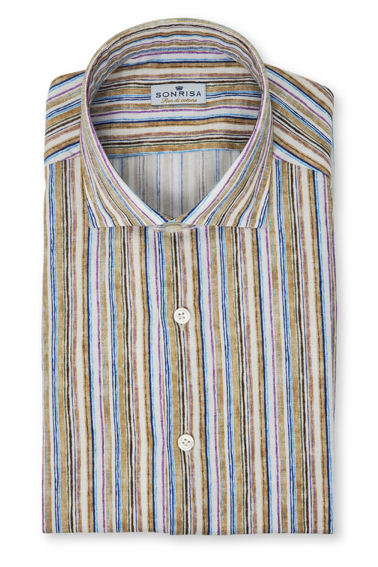 Multi Stripe Shirt-SONRISA-Boyds Philadelphia