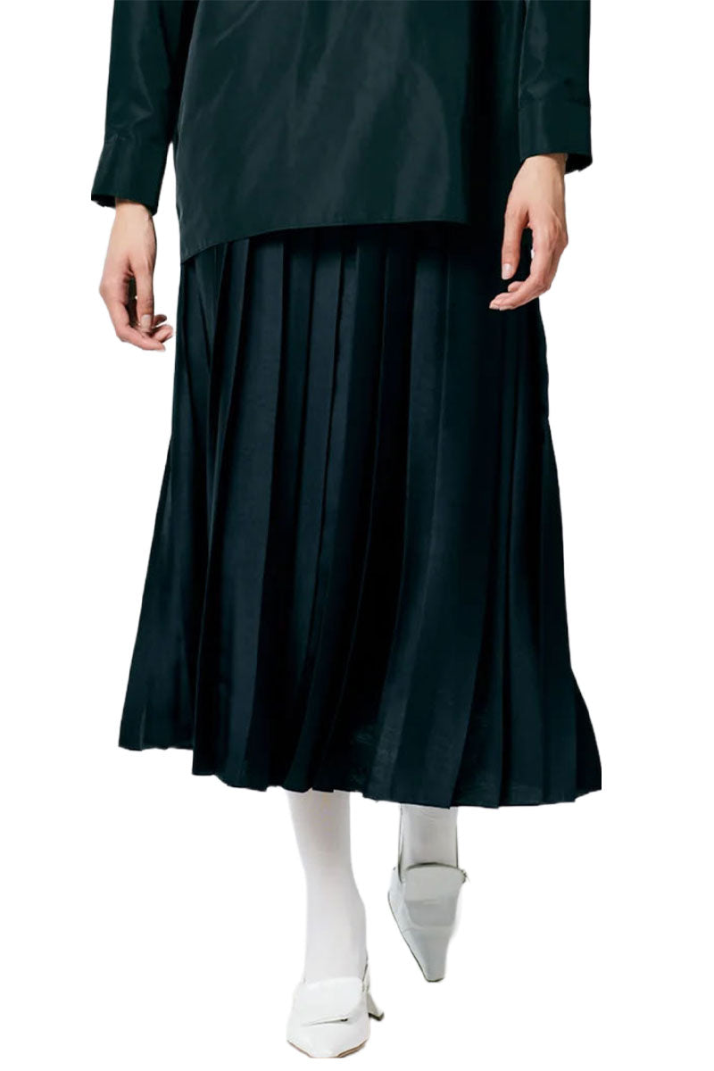Feather Weight Pleated Pull On Skirt-Tibi-Boyds Philadelphia