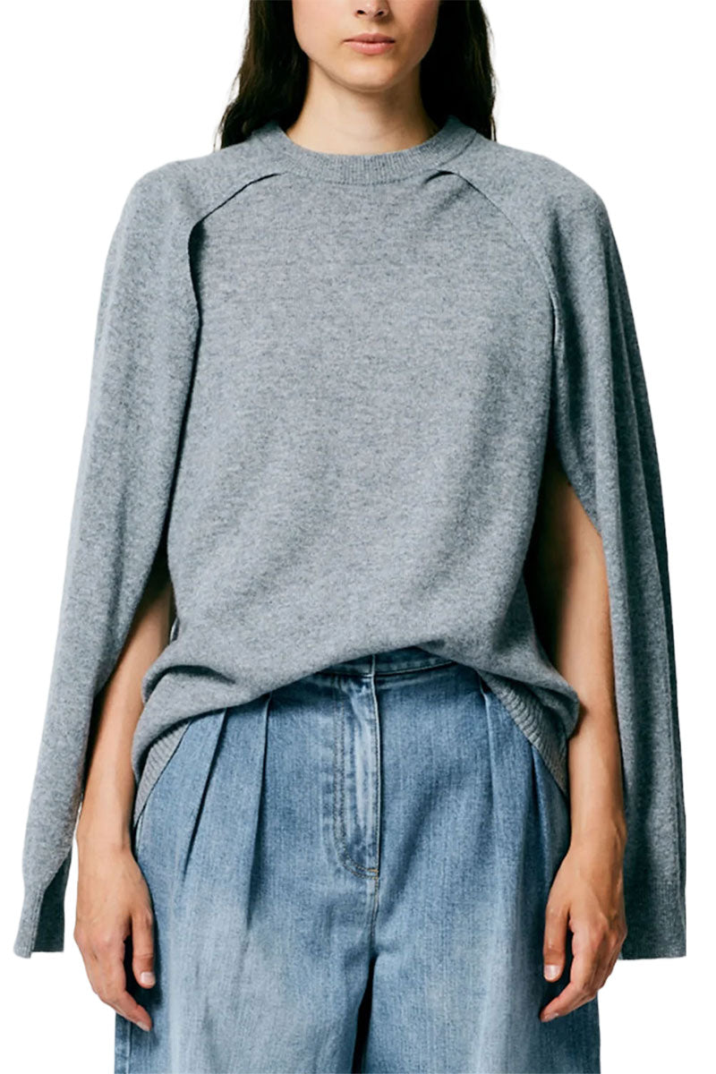 Feather Weight Cashmere Easy Cocoon Tunic-Tibi-Boyds Philadelphia