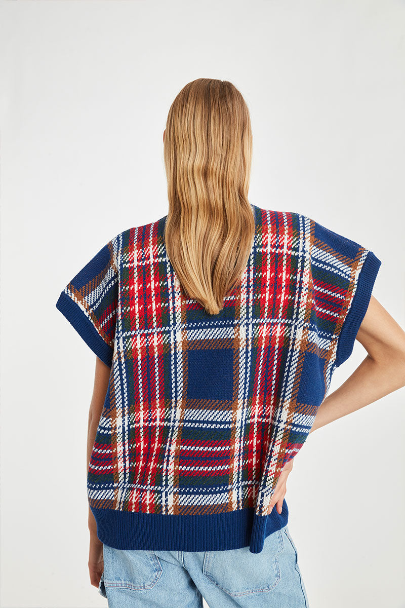 Plaid Gilet-Made in Tomboy-Boyds Philadelphia