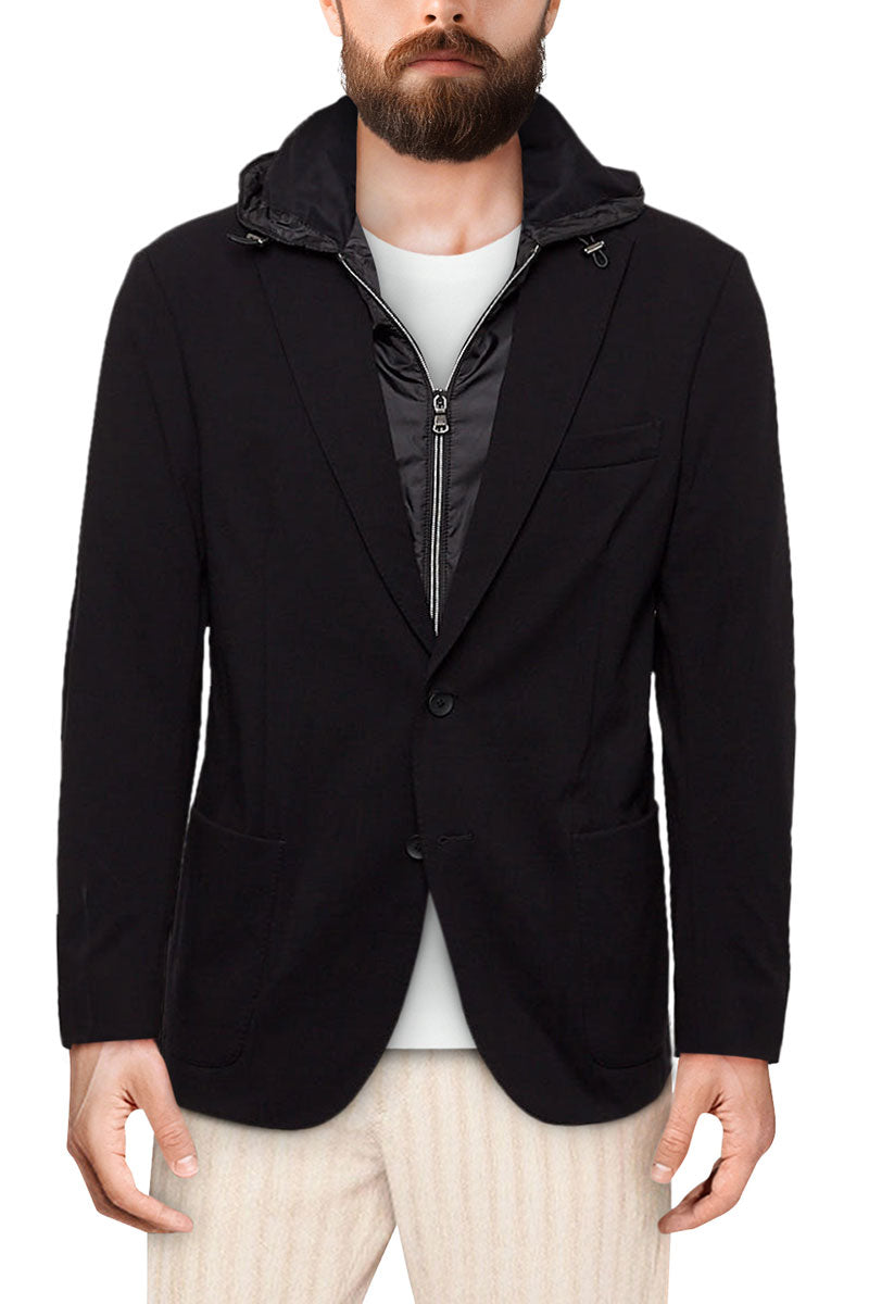Techno Fabric Zip-Out Hoodie-Fradi-Boyds Philadelphia