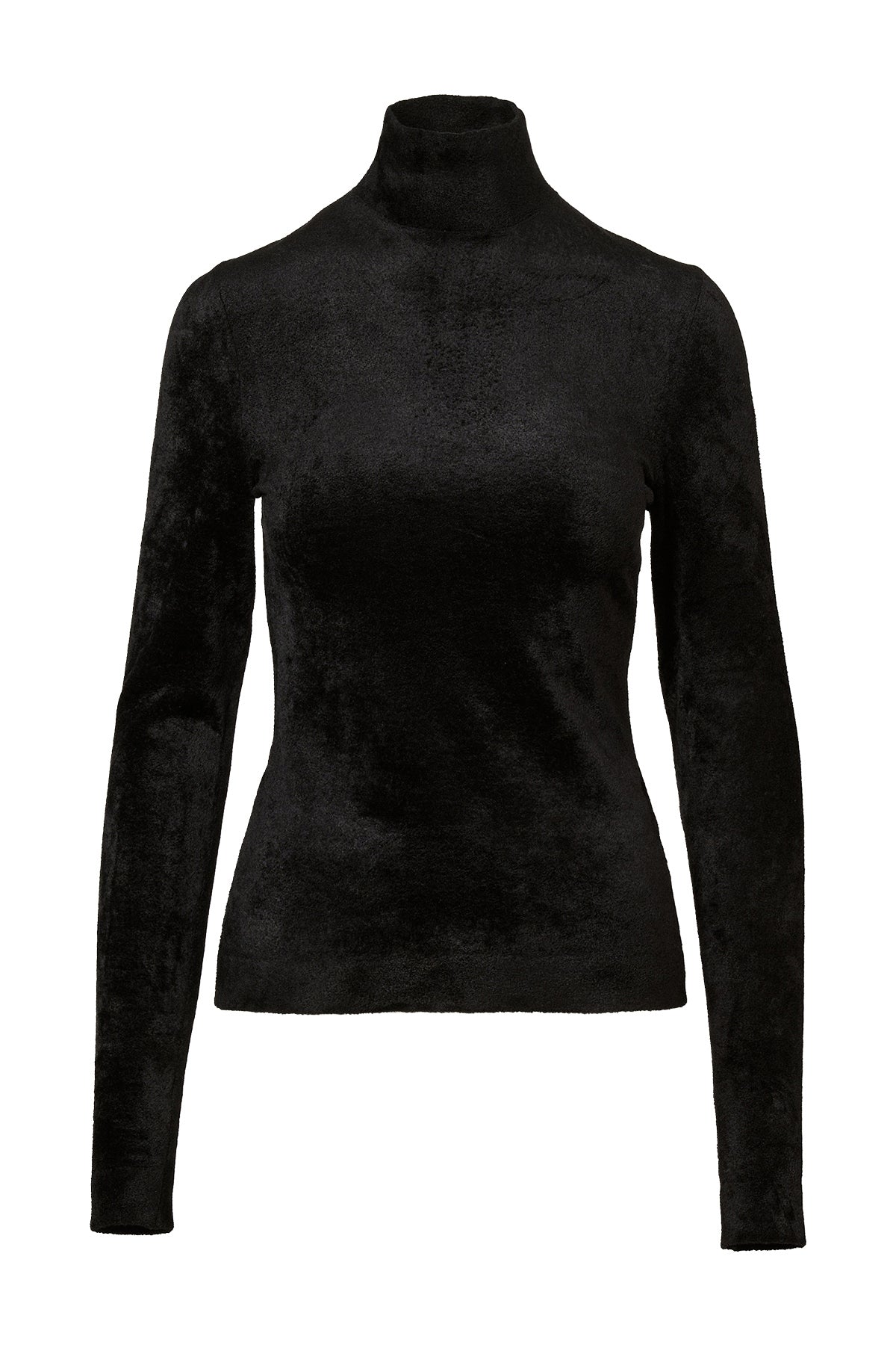 Chenille Mock Neck Top-SOVEN-Boyds Philadelphia