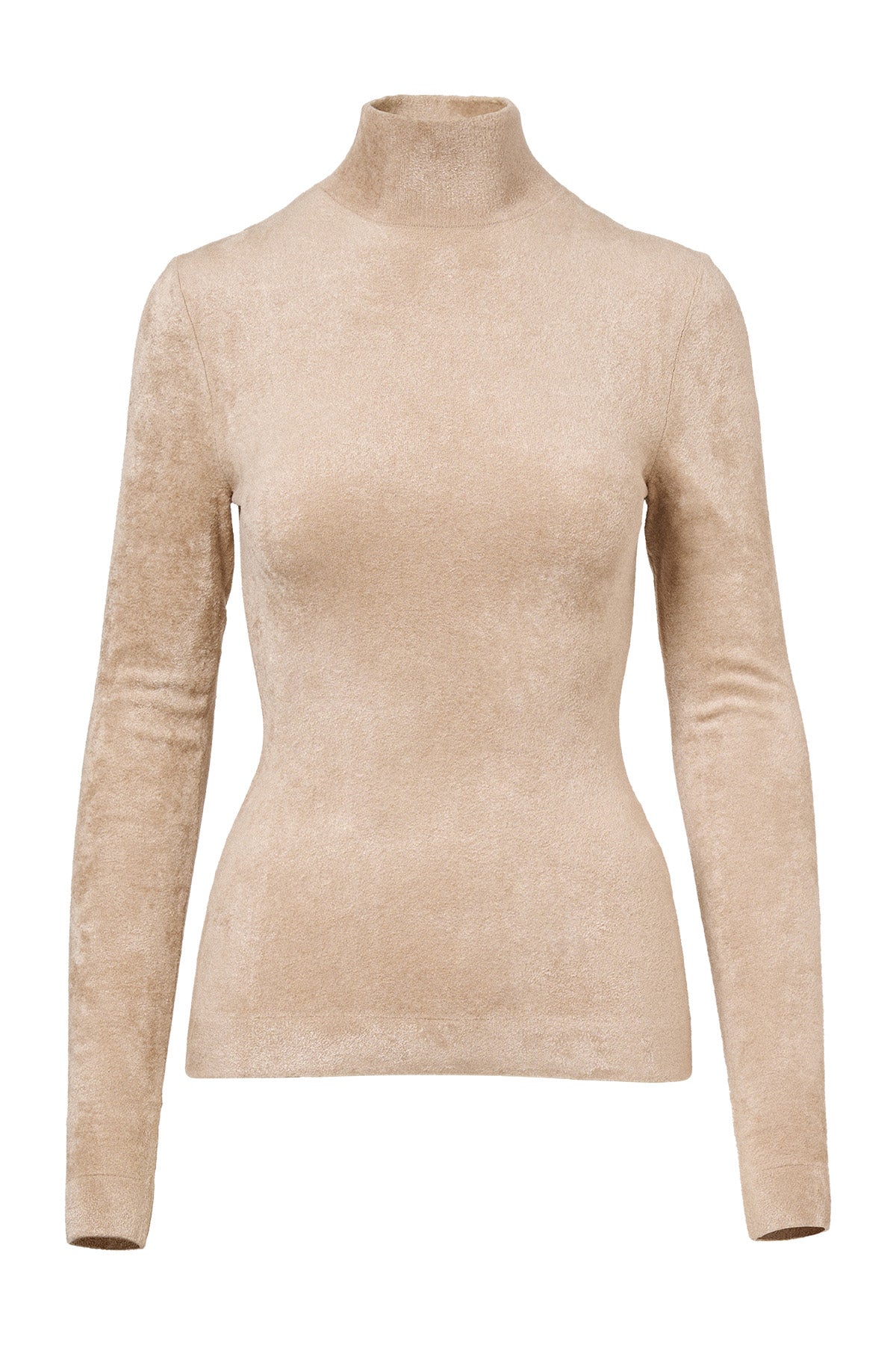 Chenille Mock Neck Top-SOVEN-Boyds Philadelphia