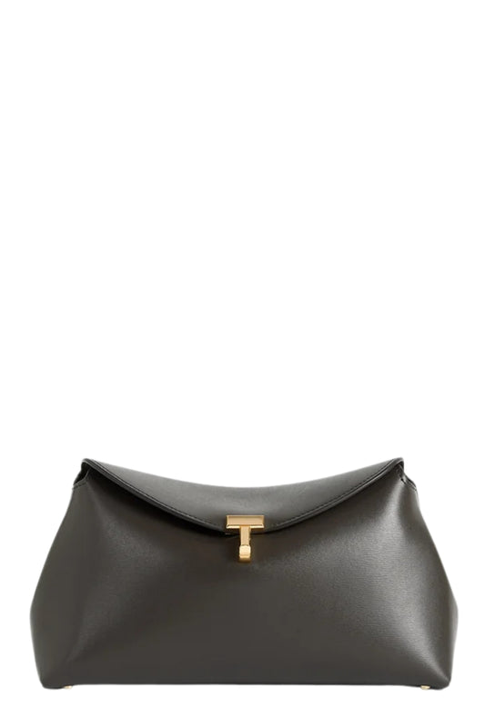 T-Lock Leather Clutch-TOTEME-Boyds Philadelphia