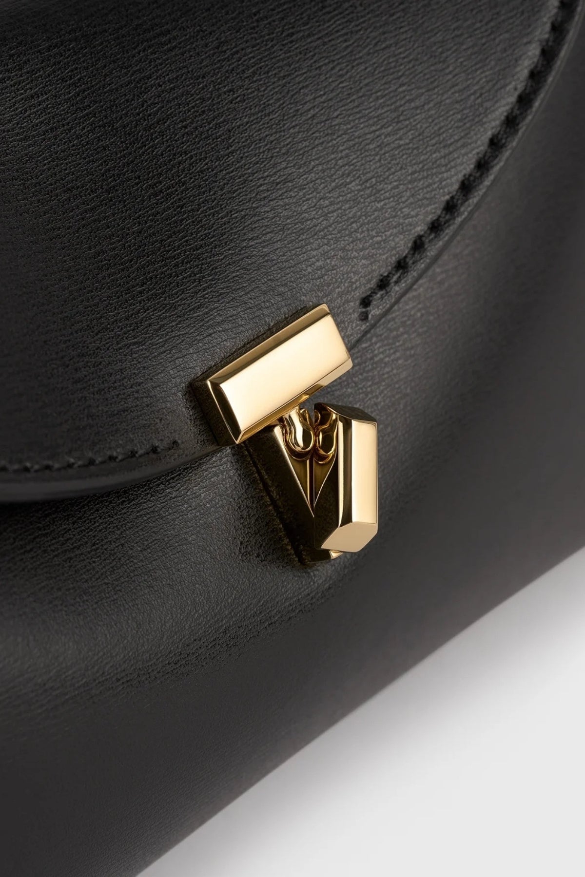 Mini T-Lock Leather Clutch-TOTEME-Boyds Philadelphia