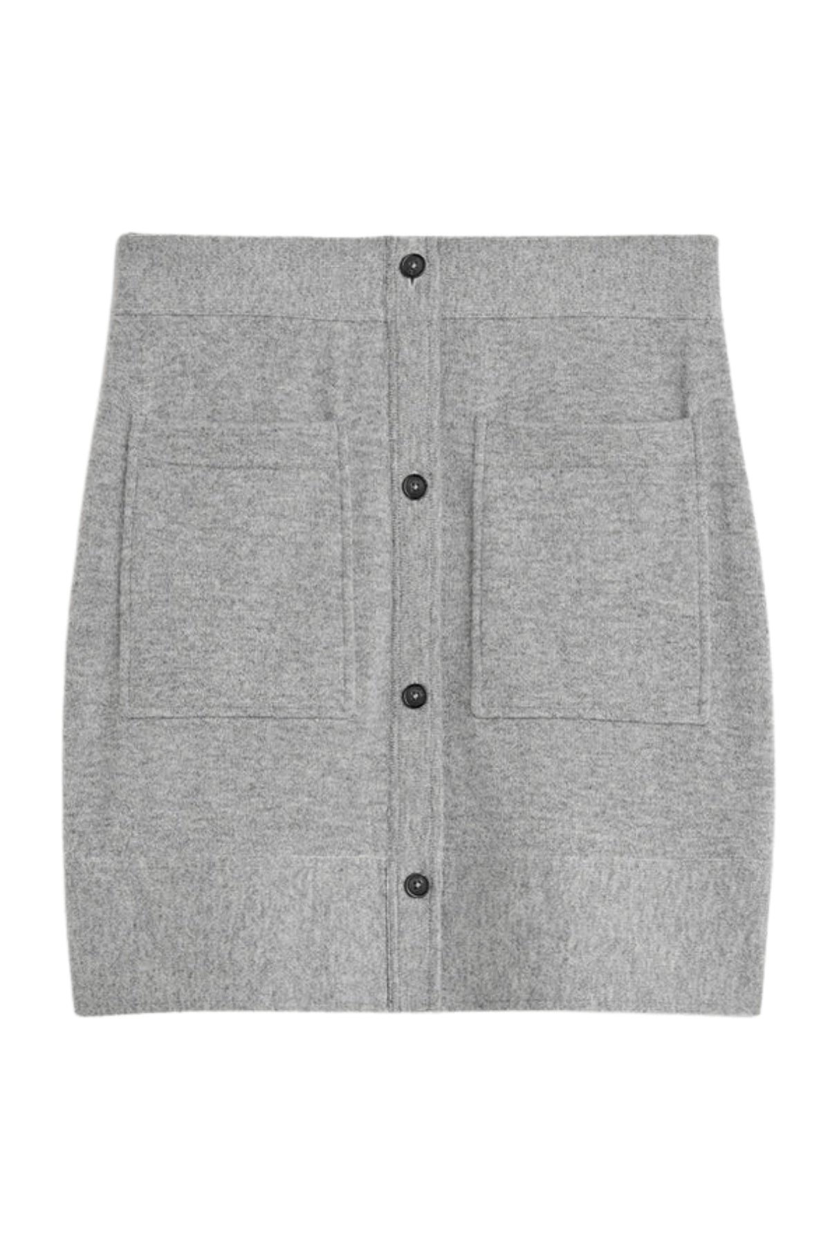 Buttoned Cashmere Skirt-TOTEME-Boyds Philadelphia
