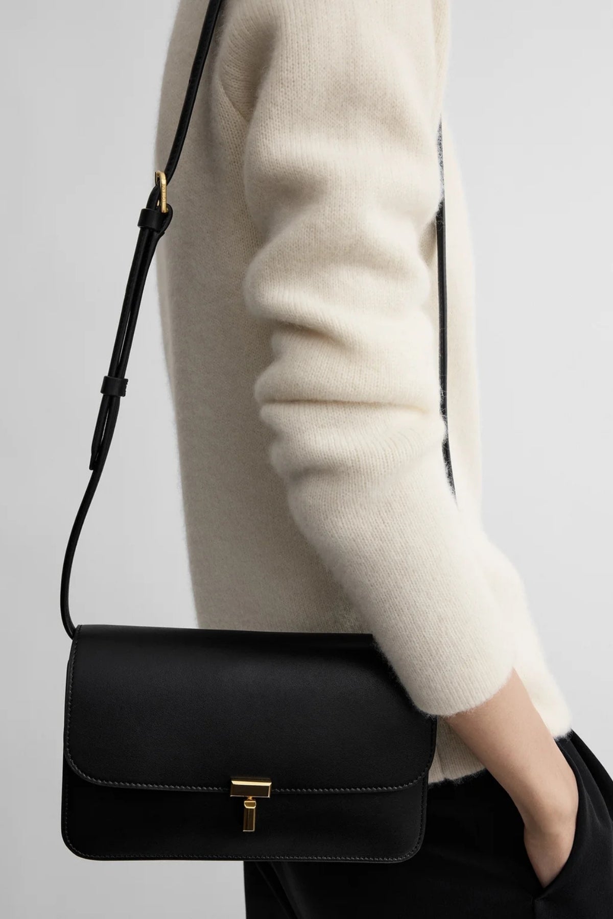 T-Lock Leather Crossbody-TOTEME-Boyds Philadelphia