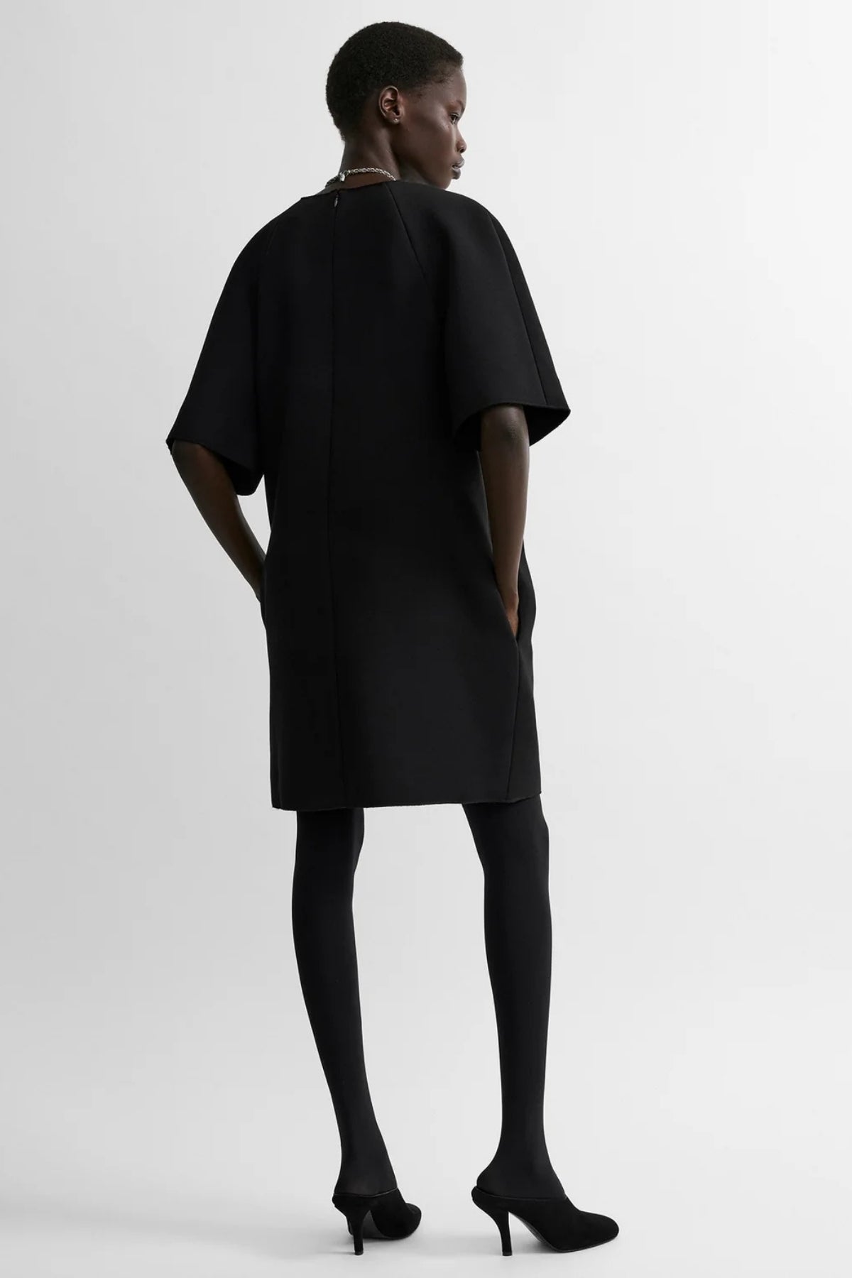 Cocoon Crepe Dress-TOTEME-Boyds Philadelphia