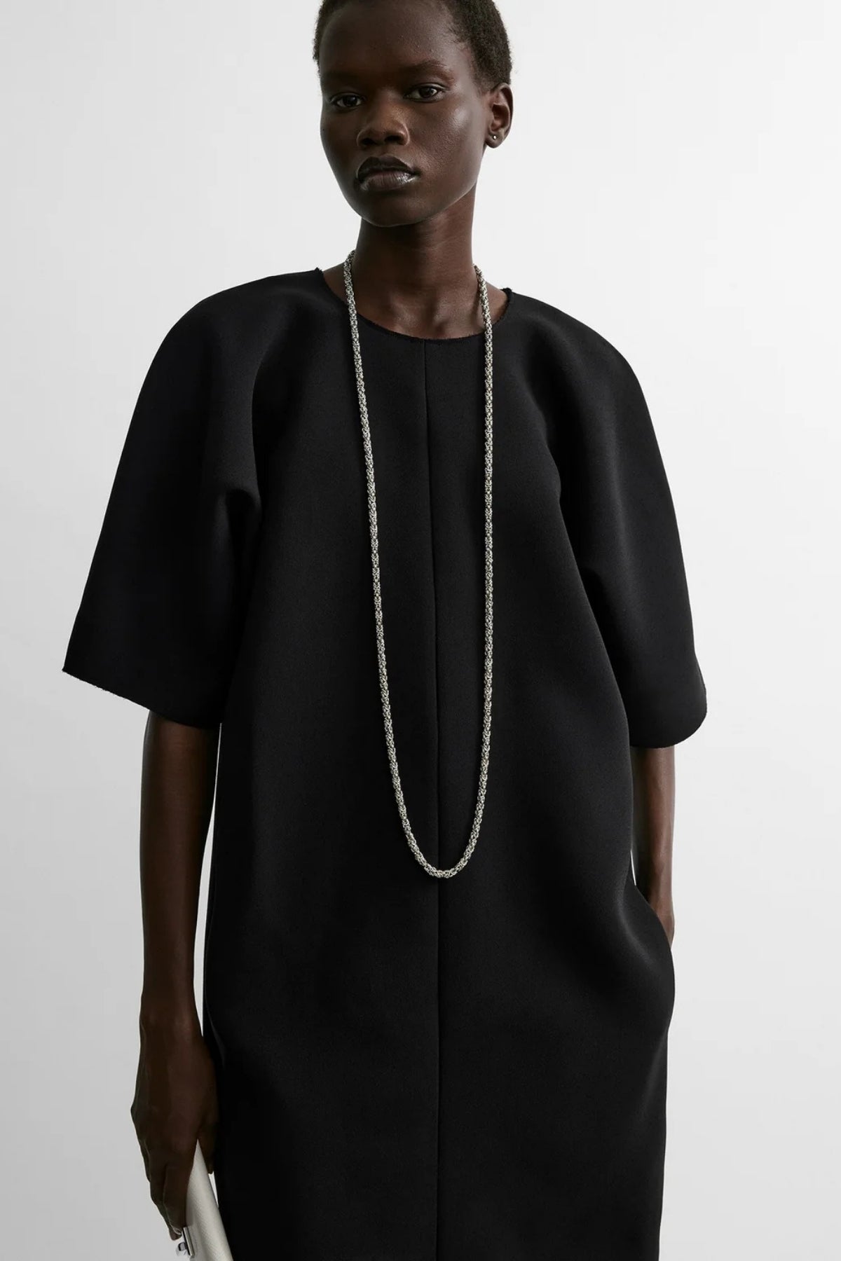 Cocoon Crepe Dress-TOTEME-Boyds Philadelphia