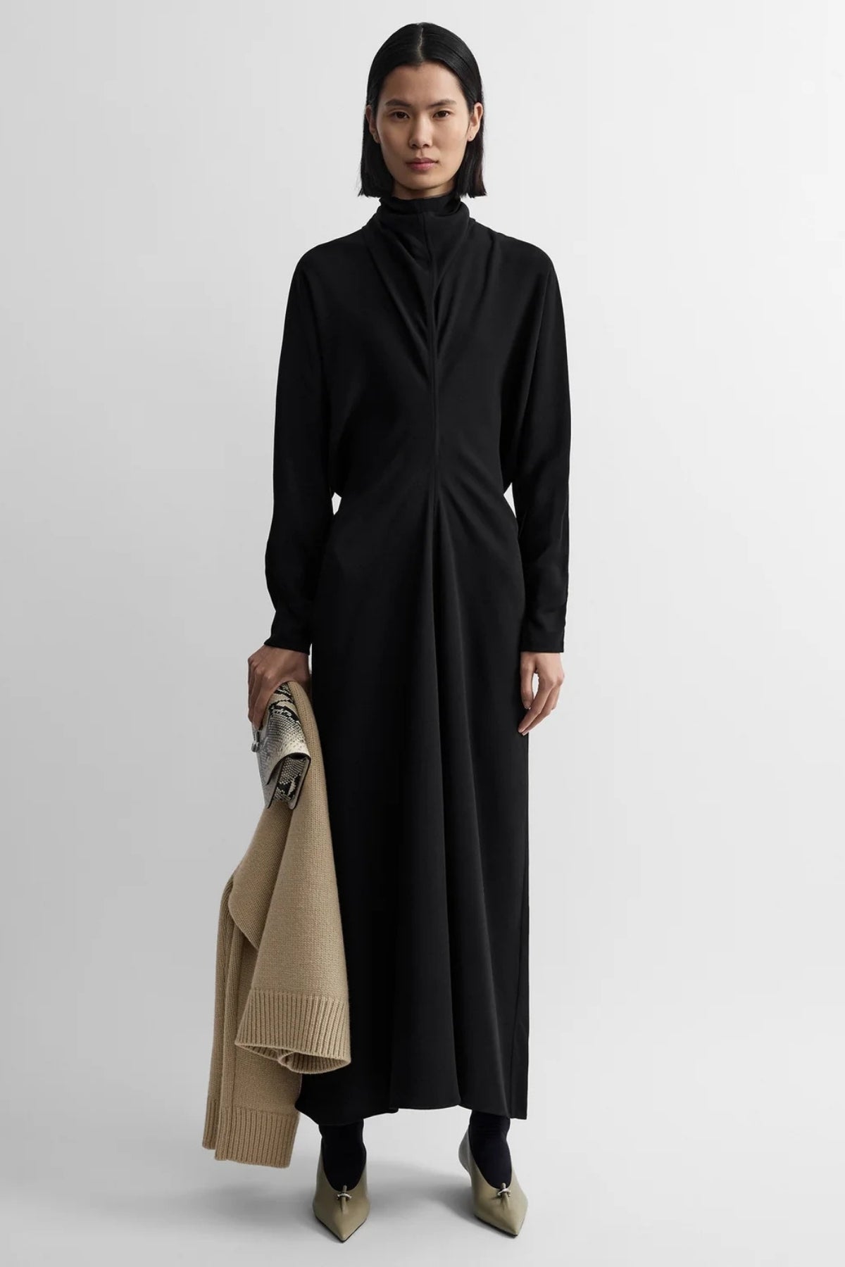 Slouch Waist Scarf Dress-TOTEME-Boyds Philadelphia