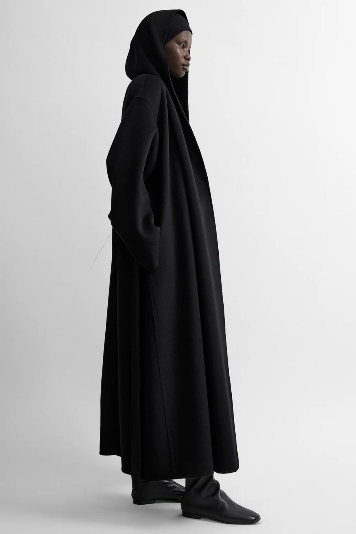 Hoodie Belted Coat-TOTEME-Boyds Philadelphia