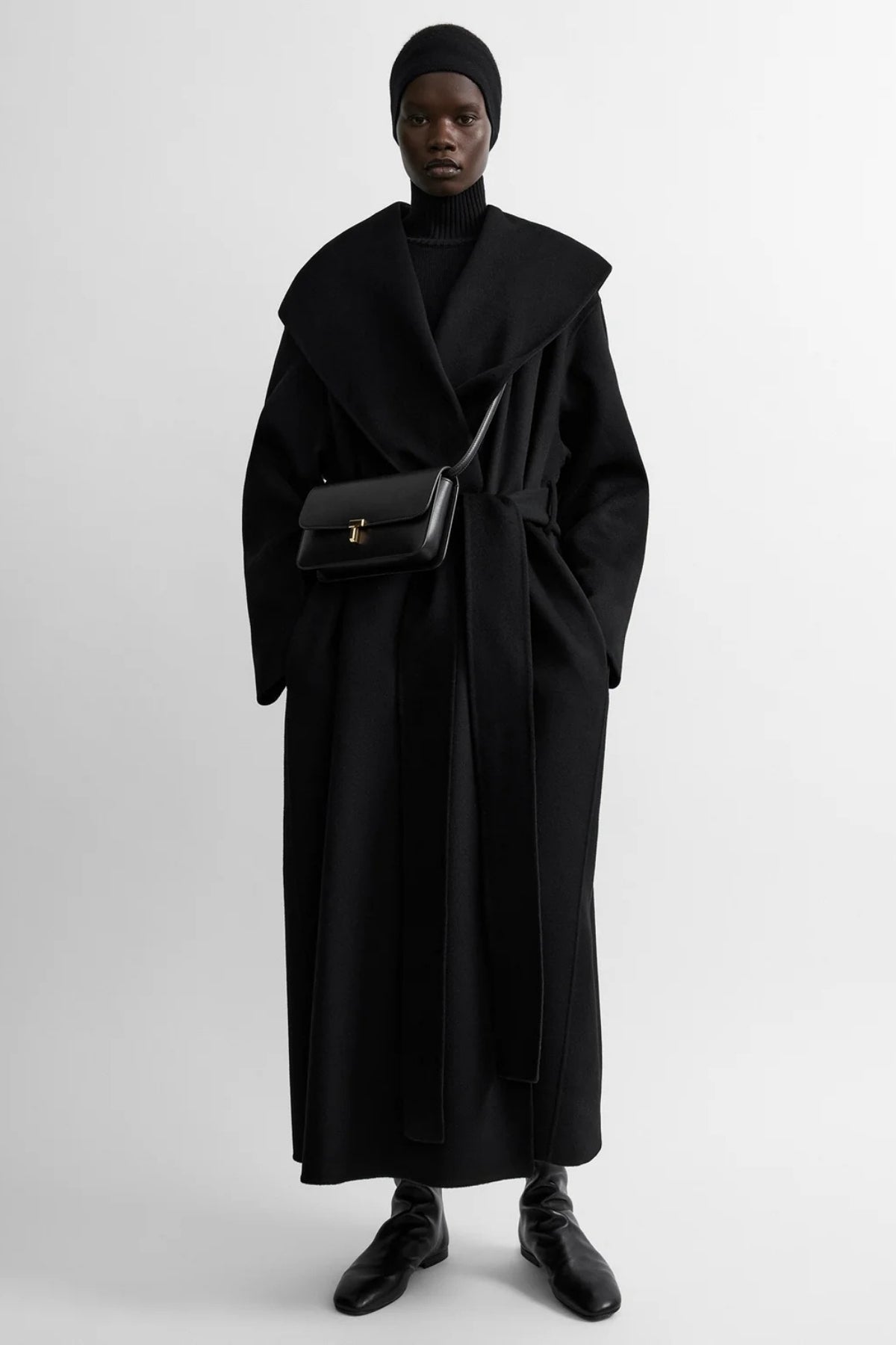 Hoodie Belted Coat-TOTEME-Boyds Philadelphia