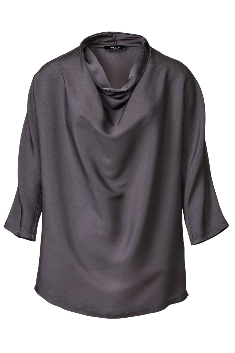 Enver Satin Blouse-Fabiana Filippi-Boyds Philadelphia