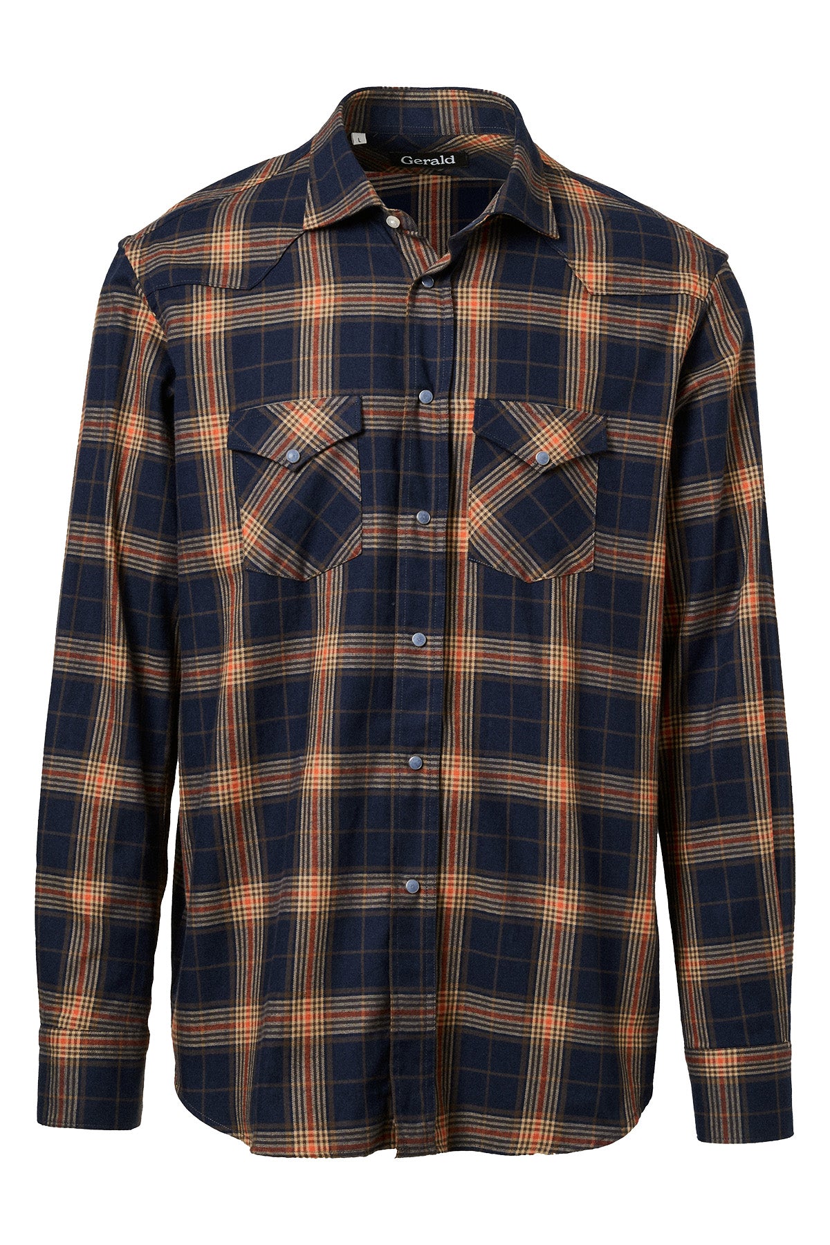 Plaid Button-Down Sport Shirt