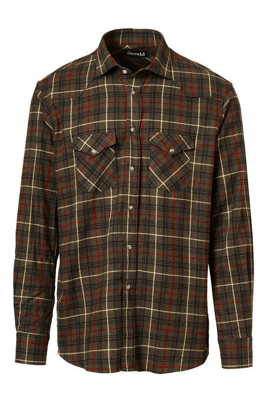 Plaid Button-Down Sport Shirt-Gerald-Boyds Philadelphia