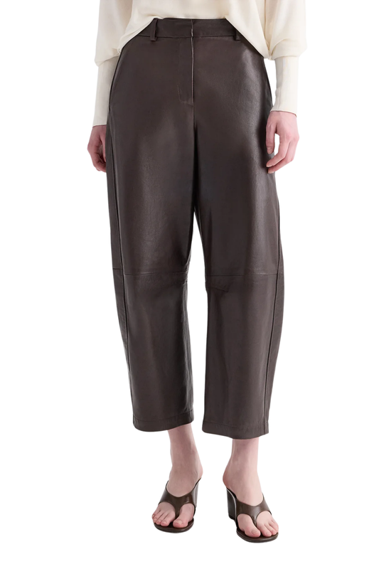 Leather Slouchy Boyfriend Trouser-TWP-Boyds Philadelphia