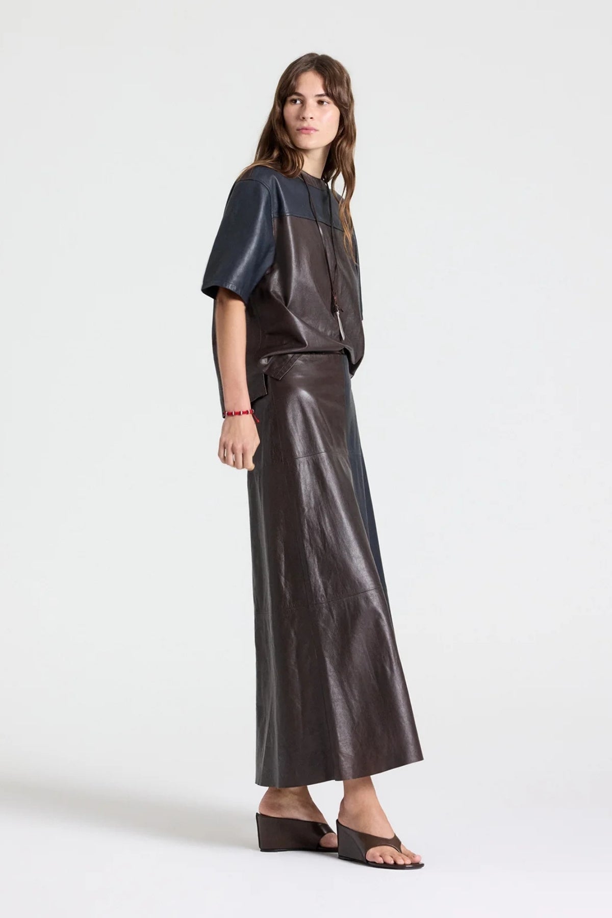 A-Line Skirt with Cut Seams-TWP-Boyds Philadelphia