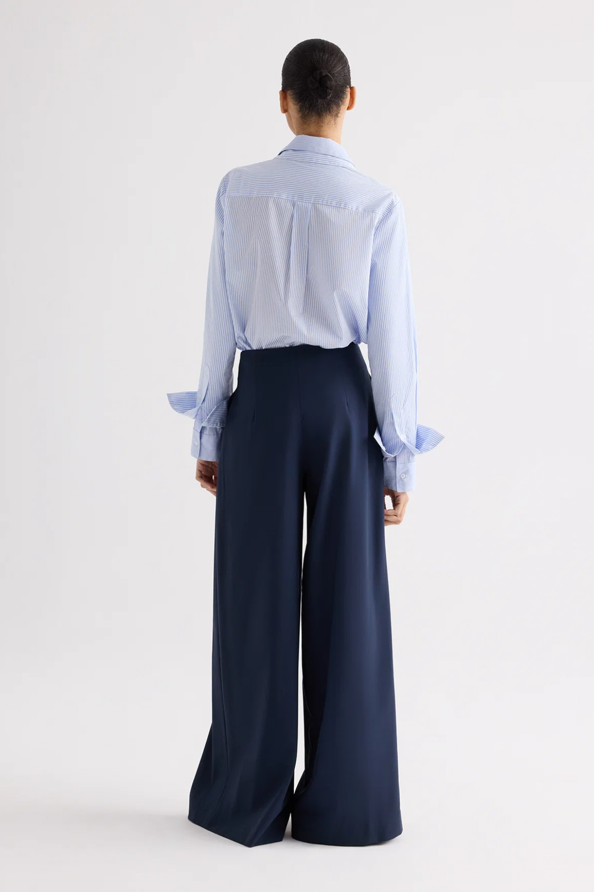 Double Layer Boyfriend Shirt-TWP-Boyds Philadelphia