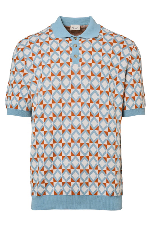 Ginko Printed Polo-Gallia-Boyds Philadelphia